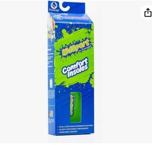 Powerstep Shoe's KidSport Comfort Insole green/blue little kid(toddler) size 10